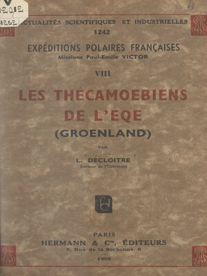 cover image of Expéditions polaires françaises Missions Paul-Émile Victor, 8